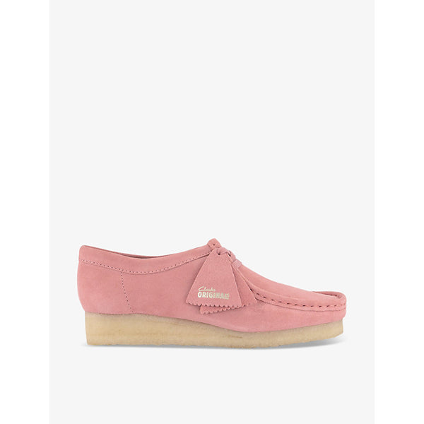 Clarks Originals Wallabee logo-tag suede shoes