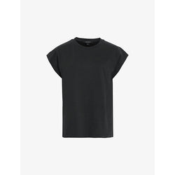  Allsaints Rue split-sleeve relaxed-fit cotton T-shirt