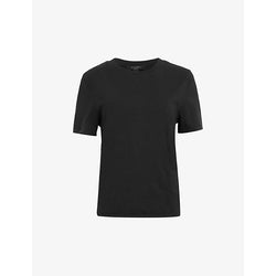  Allsaints Holli crew-neck drawcord organic-cotton T-shirt