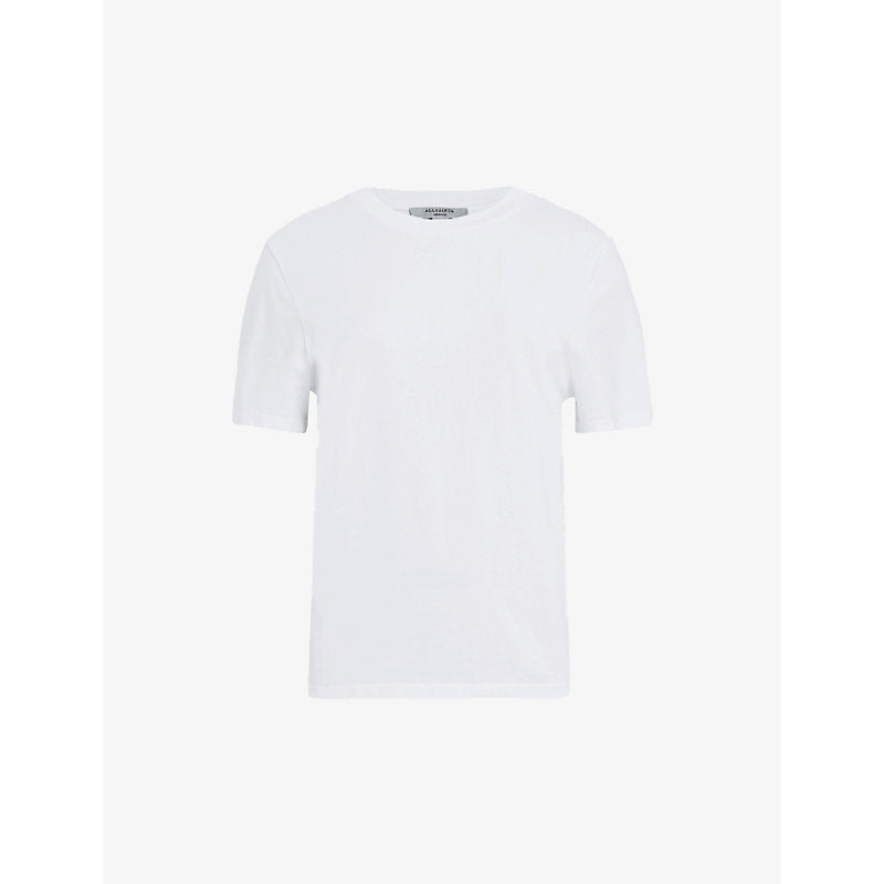  Allsaints Holli crew-neck drawcord organic-cotton T-shirt