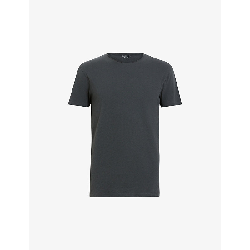 Mens Allsaints Figure regular-fit short-sleeve organic-cotton T-shirt