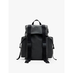 Allsaints Mars debossed-logo oiled-canvas backpack | Allsaints