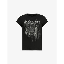  Allsaints Riproar Anna graphic-print organic-cotton T-shirt