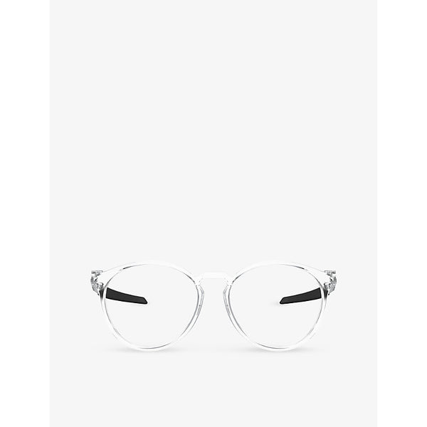  Oakley OX8184 Exchange round-frame acetate optical glasses