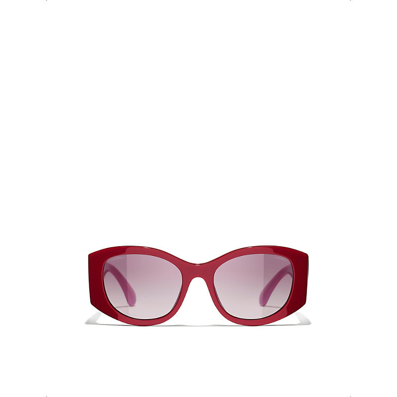  Chanel Oval-frame sunglasses