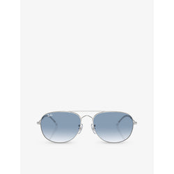  Ray-Ban RB3735 Bain Bridge pilot-frame metal sunglasses