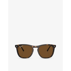  Ray-Ban RB2210 square-frame propionate sunglasses