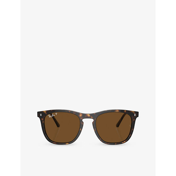  Ray-Ban RB2210 square-frame propionate sunglasses