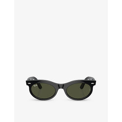  Ray-Ban RB2242 Wayfarer Oval-frame propionate sunglasses