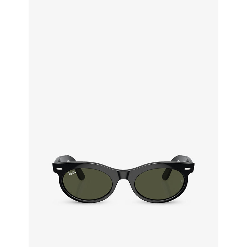  Ray-Ban RB2242 Wayfarer Oval-frame propionate sunglasses