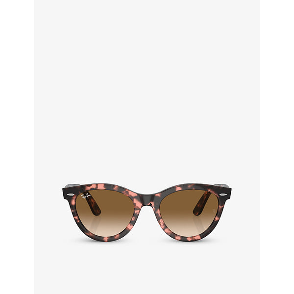 Ray-Ban RB2241 Wayfarer Way round-frame propionate sunglasses | LYBSTORE