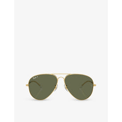  Ray-Ban RB3825 Old Aviator pilot-frame metal sunglasses