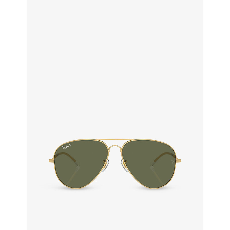  Ray-Ban RB3825 Old Aviator pilot-frame metal sunglasses