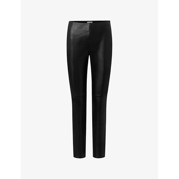  Twist & Tango Arleen skinny-leg high-rise faux-leather trousers