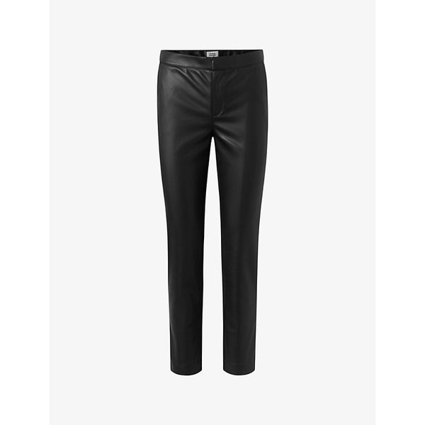  Twist & Tango Camilla skinny-leg mid-rise faux-leather trousers