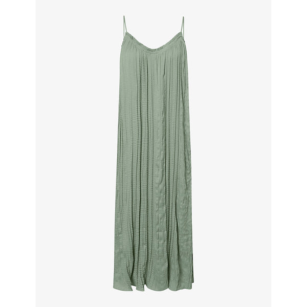 Twist & Tango Summer textured-weave recycled-polyester maxi dress