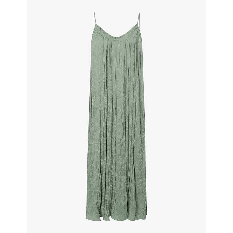 Twist & Tango Summer textured-weave recycled-polyester maxi dress | TWIST & TANGO