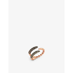 La Maison Couture Selda Akgül Dragon Claw 14k rose-gold and diamond pinkie ring