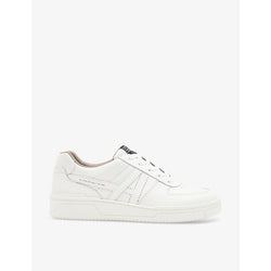 Allsaints Vix logo-print leather low-top trainers