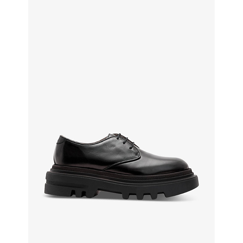 Allsaints Alexia lace-up chunky leather shoes