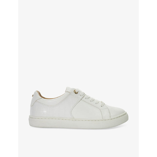  Dune Elodic faux-leather low-top trainers