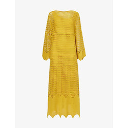 Leem Crochet-knit cotton maxi dress | LEEM