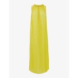 Leem Pleated sleeveless woven kaftan | LEEM