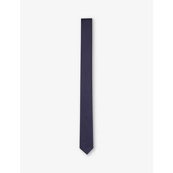  The Kooples TK-embroidered jacquard silk tie