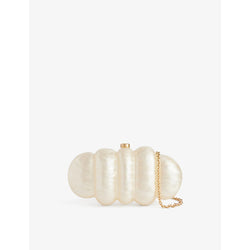  Cult Gaia Puff-design acrylic clutch bag