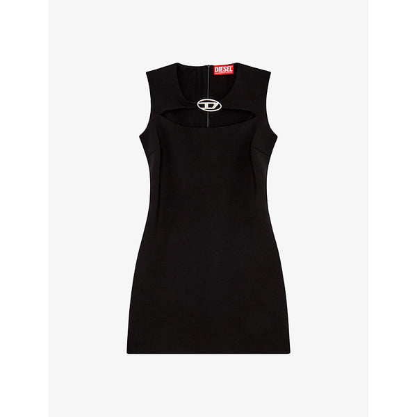 Diesel D-Reams logo-plaque woven mini dress