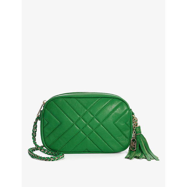 Dune Chancery quilted leather cross-body bag | LYBSTORE