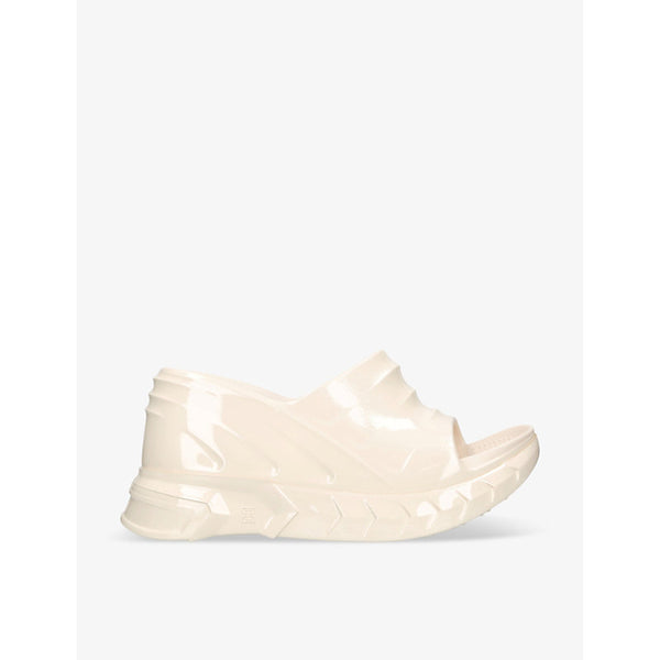  Givenchy Marshmallow rubber wedge sandals