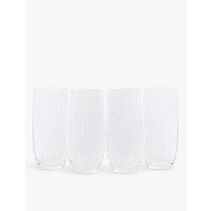 The White Company Skye Optic highball glasses set of four