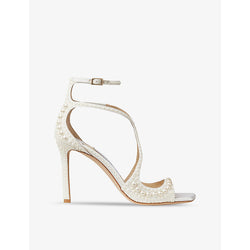 Jimmy Choo Azia 95 satin heeled sandals