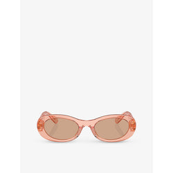  Miu Miu MU 06ZS oval-frame acetate sunglasses