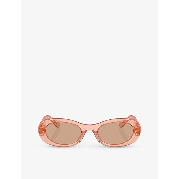  Miu Miu MU 06ZS oval-frame acetate sunglasses