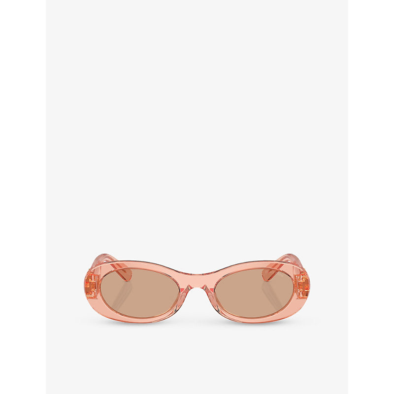  Miu Miu MU 06ZS oval-frame acetate sunglasses