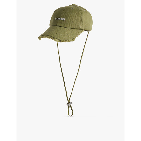 Jacquemus La Casquette Artichaut logo-plaque cotton-twill cap