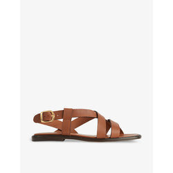 Lk Bennett Telma multi-strap flat leather sandals