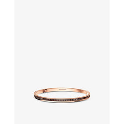  Boucheron Quatre Classique PVD-coated 18ct pink-gold bangle