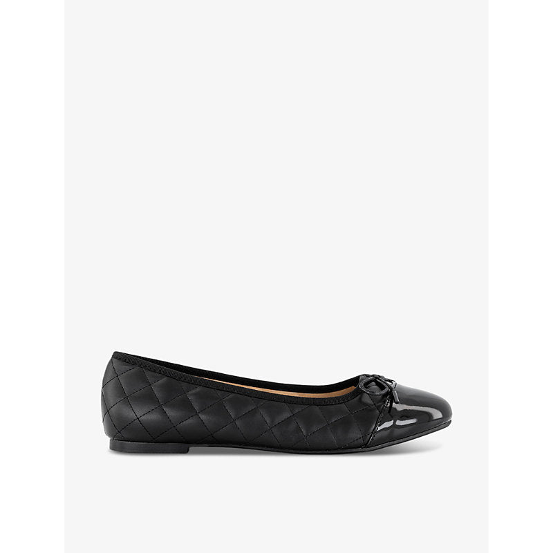 French Sole Amelie quilted leather ballet flats