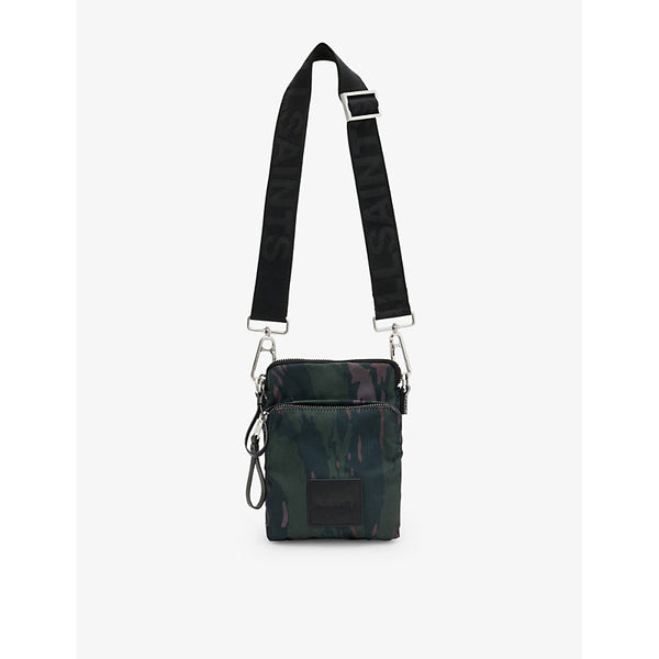 Allsaints Stellar abstract-print recycled-polyester cross-body bag | Allsaints