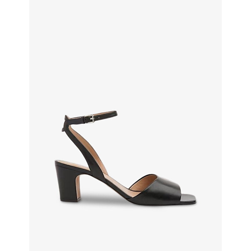 Whistles Emerson block-heel leather heeled sandals