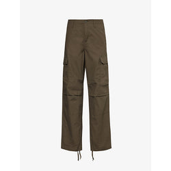  Carhartt Wip Cargo-pocket tapered-leg cotton trousers