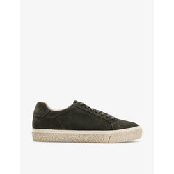 Allsaints Klop logo-embossed suede low-top trainers