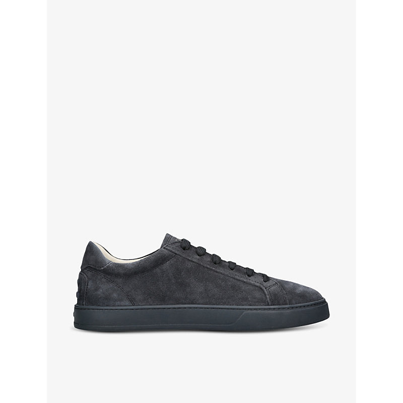  Tods Allacciata Cassetta suede low-top trainers