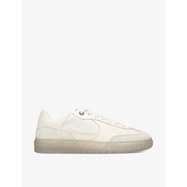  Represent Virtus leather and suede low-top trainers