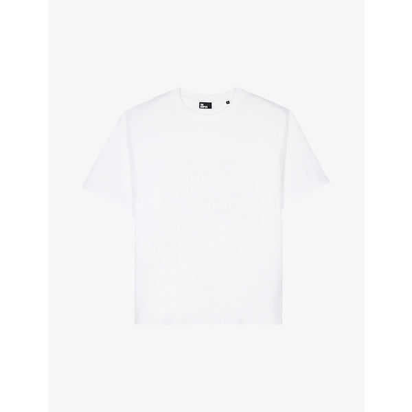  The Kooples Logo-embroidered relaxed-fit cotton T-shirt