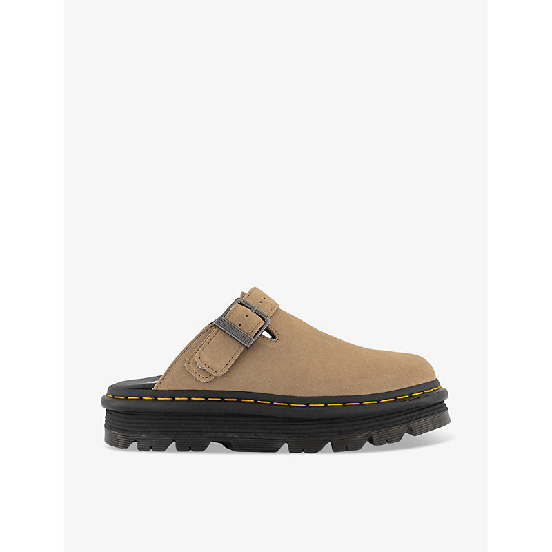 Dr. Martens Zebzag platform suede mules | Dr. Martens