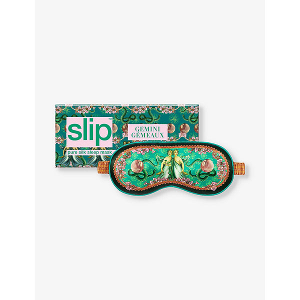 Slip Gemini graphic-print silk eye mask